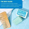 BRIXY Hydrating Shampoo Bar For Dry Or Curly Hair | Aloe, Shea Butter, & Avocado Oil | Ceramide & Niacinamide Support The Moisture Barrier | pH Balanced, Color Safe, Vegan, Plastic Free