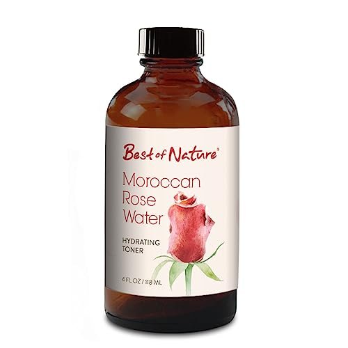 Best of Nature Moroccan Rose Water - Hydrating Toner (4 Ounce)