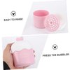 Beatifufu 2 Pcs Face Wash Foam Cup Face Foam Maker Rich Cream Foamer Skincare Rich Foam Maker Marshmallow Whip Maker Skincare Face Wash Foam Maker Cleansing Plastic Shampoo