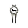 GRAPHICS & MORE Dachshund - Weiner Dog Golf Divot Repair Tool and Ball Marker