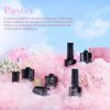 Beetles Gel Nail Polish Set 6 Colors Pastel Yellow Pink Blue Gel Polish Gel Nail Polish Soak Off Nail Lamp Uv Gel Nail Kits Nail Art Manicure DIY Nail Home
