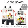 Big Dot of Happiness Let’s Roll - Sushi - Treat Box Party Favors - Japanese Party Goodie Gable Boxes - Set of 12