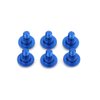 AnXin 6PCS Front Fork Guard Bolt Screws for TC50 TC65 TC85 TC125 TC250 TE125-300 TE250i TE300i TX125 TX300 FC250-450 FE250-501 FX350 FX450 FS450 701 Enduro Motorcycle - Blue