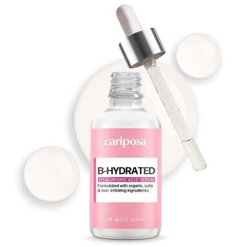 Cariposa Beauty Hyaluronic Acid Serum for Face - Made From Pure Hyaluronic Acid Serum - Hydrating Serum Hyaluronic Acid for Enhanced Skin Texture 1oz
