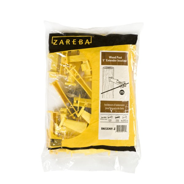 Zareba IW5XNY-Z Nail-on 5-Inch Extender Insulator, 25 per Bag