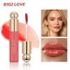 MYUANGO Hydrating Lip Care Lip Tint, Moisturizing Lip Oil,Shiny Lip Glow Vegan Plumping Lip Gloss for Dry Lips (102, Travel Size)
