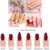 Magical Nail Extension Silk Fiberglass, Nail Extension Fiberglass Kit, Nail Care Fiberglass Silk, Fiberglass Nail Form, Nail Glass Fiber Gel for Nail Art Extension Tools -(20PCS&Fiber Builder Gel)