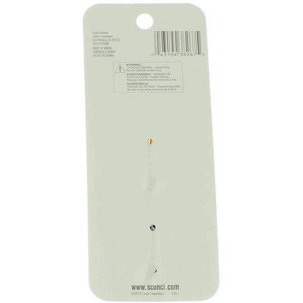 Scunci Hair Clip, Wingless 2 Ea