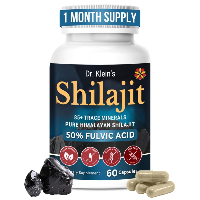 Shilajit Capsules for Men & Women – 250mg Himalayan Shilajit Extract ...