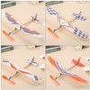 TOYANDONA 5Pcs Rubber Band Powered Aircraft Airplane Model Creative Helicopter for Kids Throwing Glider Airplane Toy for Birthday Party Favor Prize Reward (Random Pattern)