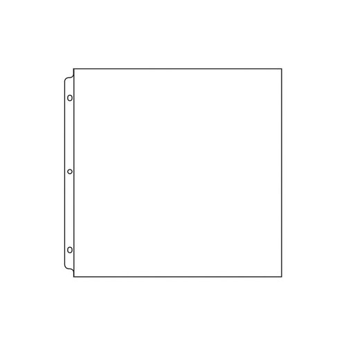 We R Memory Keepers 12x12 Ring Page Protectors 10 Pack, Non-Glare, Compatible with Most 3 Ring Albums, Perfect for Scrapbooking, Document Storage and More
