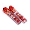 ROMANTIC BEAUTY 2PCS of Kiss Me Magic Lip gloss Vitamin E Lipglosses Lipgloss Mineral Oil LG7041 + Free Zipper Bag