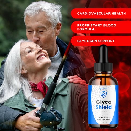 (2 Pack) Glyco Shield Drops, Official Glyco Shield Blood Support Drops With All Natural Ingredients, GlycoShield Maximum Strength Liquid Supplement Supporting Health & Wellness Naturally (60 Servings)