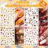 IDDFEVE 12 Months All Holiday Nail Stickers, 24 Sheets Seasonal Variety Pack 2 Pcs Per Month DIY Nail Art, Self-Adhesive Pegatinas Uñas for a Year of Halloween Christmas Thanksgiving&Valentine’s Day