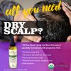 Earth's Enrichments Dry Scalp Treatment, Organic Anti-Itch, Anti-Dandruff Scalp Oil Enriched with Tea Tree, Lavender and Rosemary Oil, 2oz