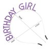 Birthday Headbands for Women Birthday Silver Deep Purple Tiaras and Crowns for Women Girls Christmas Birthday Party Decorations Happy Birthday Princess Crown Rhinestone Happy Birthday Accessories