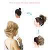 SDZNYQT Curly Claw Ponytail extensions 10 inch Claw Clip in Short Ponytail Hair Pieces Wavy Claw Clip pony tail Fake Pony Tail Hairpieces for women Girls