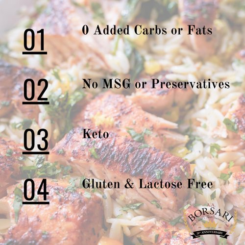 Borsari Seasoned Salt Gift Set - Multi-Use All Purpose Savory, Orange Ginger, and Original Seasonings - Gourmet Sea Salt Blends With Herbs and Spices - Gluten Free - Set of 3, 4 oz Shaker Bottles