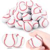 Poen 36 Pcs End of The Year Gifts Heart Stress Relief Toy Mini Stress Balls Bulk Stress Ball End of The Year Party Favors for Kids School Adults Classroom Decorations (Baseball)