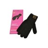 G & F 1916 Heat Resistant Beauty Gloves for Curling and Flat Iron, Black, Sold by 1 Piece