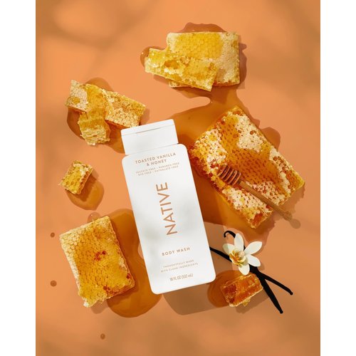 Native Limited Edition Body Wash - Toasted Vanilla & Honey - Sulfate Free - 18 fl oz