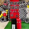 Race Car Birthday Party Decorations - InIsajace Race Car Party Decorations Race Car Happy Birthday Banner Hanging Swirls Party Decor Racing Car Theme Party Supplies Decor