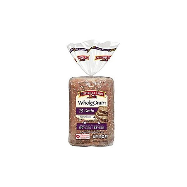 Pepperidge Farm Whole Grain 15 Grain Bread - 24 oz. (pack of 2)