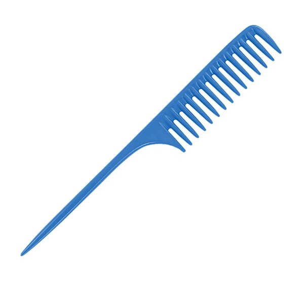 AC110 (Detangling Rat Tail Comb - Wide Tooth, Anti Static, Heat Resistant) - Hair Care Accessory in AC-BLUE