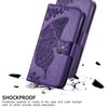 HAOTP Cellular Phone Case for Motorola Moto G Play 2023, PU Leather Wallet Flip Protective Case with Wrist Strap, Card Slots, Stand Feature Purple
