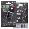 Kasher’s Classic Lighter Tool- Lightweight & Multi Tool Accessory for Lighters - Suitable to use as Pipe Cleaner, Cutter, etc (Without Lighter, Green)