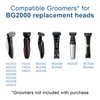 BG2000 Replacement Body Groomer Foil Head for norelco bodygroom Replacement Heads of Trimmer Shaver Foil BG5025, BG7030, BG7040, BG2030, BG2040 Replacement Heads, 2-pc Pack