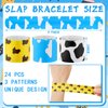 Ecally 60 Pcs Cartoon Story Party Favors Include 12 Cartoon Story Themed Silicone Stretch Wristbands 12 Silicone Key Chains 12 Drawstring Bags 24 Slap Bracelets for Birthday Party Decor