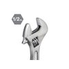 TEKTON 4 Inch Adjustable Wrench | 23001