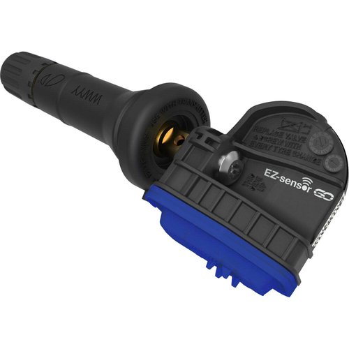 Schrader 33560 EZ-Sensor Single SKU (314.9 MHz, 315 MHz, and 433 MHz) Programmable Snap-in Fixed Angle Valve Tire Pressure Monitoring Sensor (TPMS), Requires Programming Before Installation