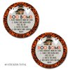 Boo Bomb Halloween Ghost Haunted House Themed Hot Cocoa Bomb Packaging Sticker Labels, Total of 40 2" Circle Stickers by Amanda Creation