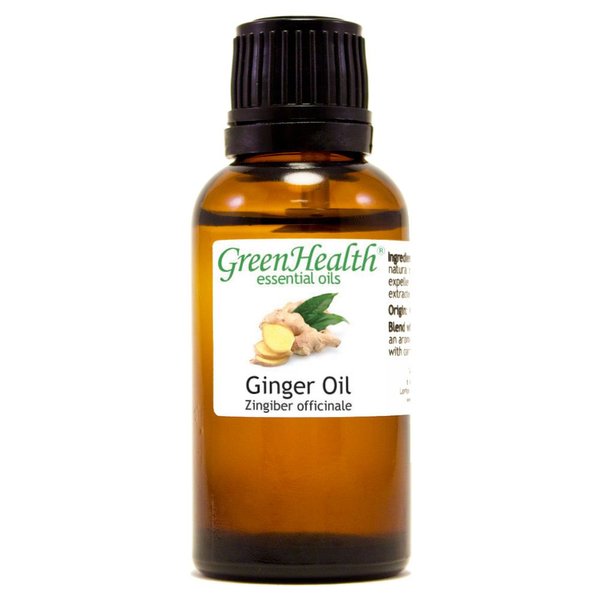 Ginger Essential Oil 100% Pure 1oz (30ml) by Greenals