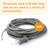 Sxkxm 36ft Vacuum Cleaner Power Cord Compatible with Hoover WindTunnel, MaxLife Pro, Power Scrub Elite Vacuum Cleaner, for All Upright Vacuums Power Cord 17/2 12amp