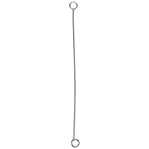Guardian Gear Medium Chrome Snake-Chain Dog Collar, 18"