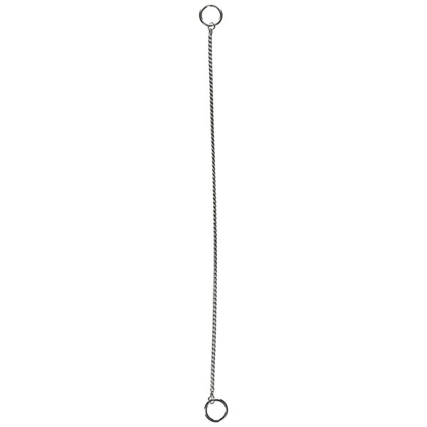 Guardian Gear Medium Chrome Snake-Chain Dog Collar, 18"