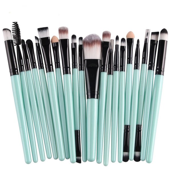 KOLIGHT 20pcs Cosmetic Makeup Brushes Set Eyeshadow Lip Brush for Beautiful Female (purple)