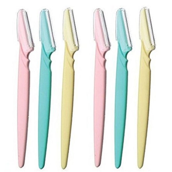 WYZBEN 6Pc Women Face & Eyebrow Hair Removal Safety Razor Trimmer Shaper Shaver