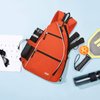 Sucipi Pickleball Bag Pickleball Backpack for Women Men Pickleball racquet Bag Pickleball Backpack Reversible Pickleball Paddle bag Pickelball Rackets Bags for Ladies Orange