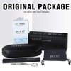 DUCO Blue Light Blocking Glasses Superlight Eyeglasses Frame Anti Blue Ray Computer Gaming Glasses 306 (Shine Blue)