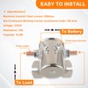 HUAREW Max 300A Continuous Duty Solenoid Relay 4-Terminal Nickel-Plating 12VDC for Golf Carts, Winch, Marine SPST 12 Volt