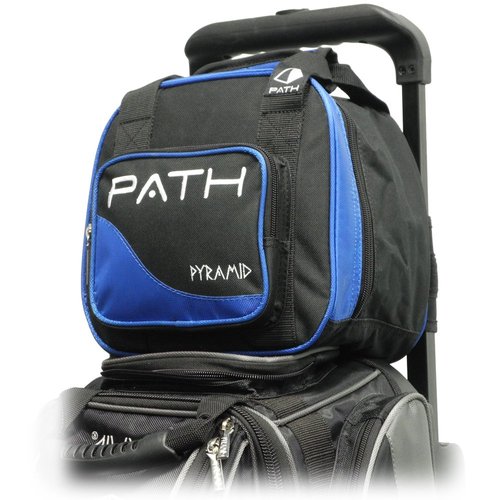 Pyramid Path Plus One Spare Tote Bowling Bag (Black/Royal Blue)