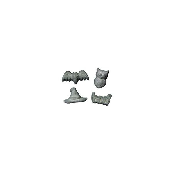 Halloween Boo Dazzling Sugar Decorations Cookie Cupcake Cake 12 Count