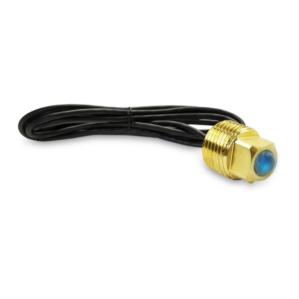 MARINE CITY Brass Drain Plug LED Light, Blue 20LM – Durable, Water & Corrosion-Resistant, Easy to Install for Boats, Ships, Yachts, and Marines (Pack of 1)