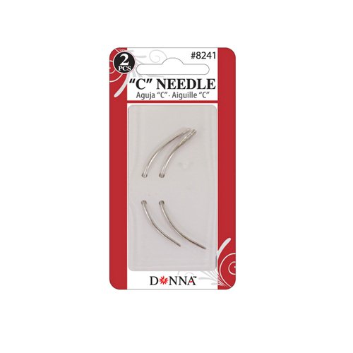 DONNA "C NEEDLE HAIR EXTENSION FOR NET OR WIG CAP 2PCS