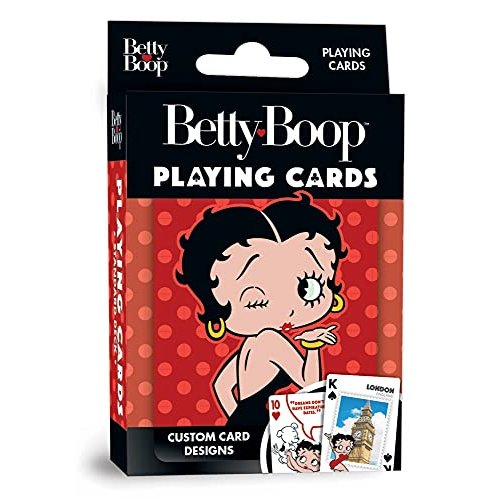 MasterPieces Family Games - Betty Boop Playing Cards - Officially Licensed Playing Card Deck for Adults, Kids, and Family