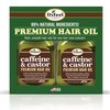 Difeel Caffeine & Castor Premium Hair Oil 7.1 Ounce - Deluxe 2-PC Gift Set